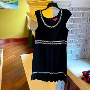 Black dress size 14 by Betsey Johnson never worn smoke free home